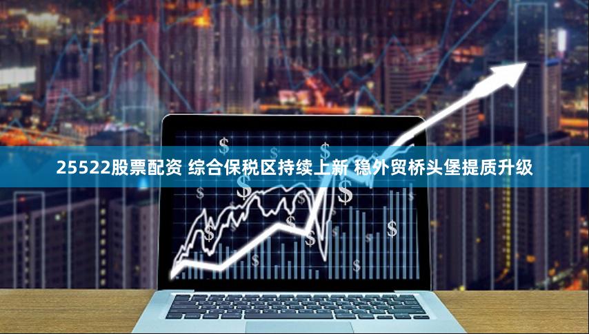 25522股票配资 综合保税区持续上新 稳外贸桥头堡提质升级
